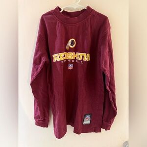 NFL Redskins Kids Maroon Long Sleeve Tee